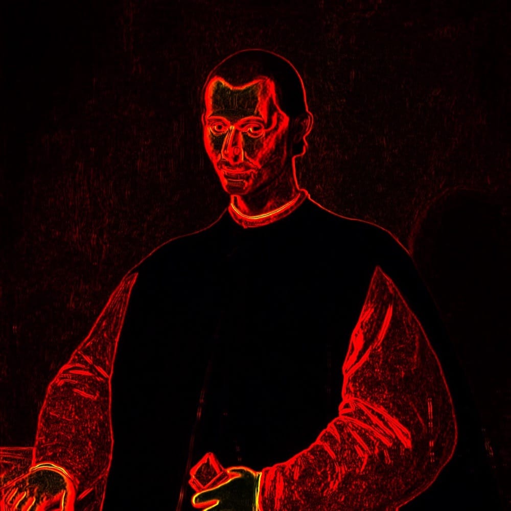 Niccolò Machiavelli Glitch 15 (2019)