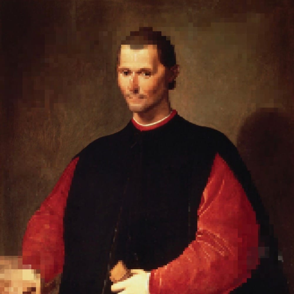 Niccolò Machiavelli Glitch 17 (2019)
