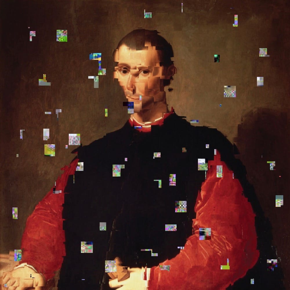 Niccolò Machiavelli Glitch 22 (2019)
